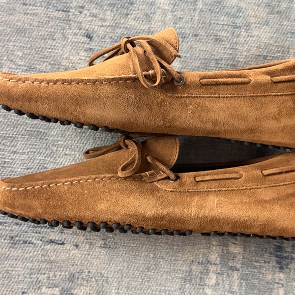 Aurelien Caramel Suede Driving Shoes Sz 40 Brand New - Picture 5 of 6